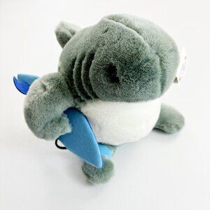 CRAZY SHIRTS Surfer Shark Plush Doll Toy NWT 9.5" Original Version Super Soft